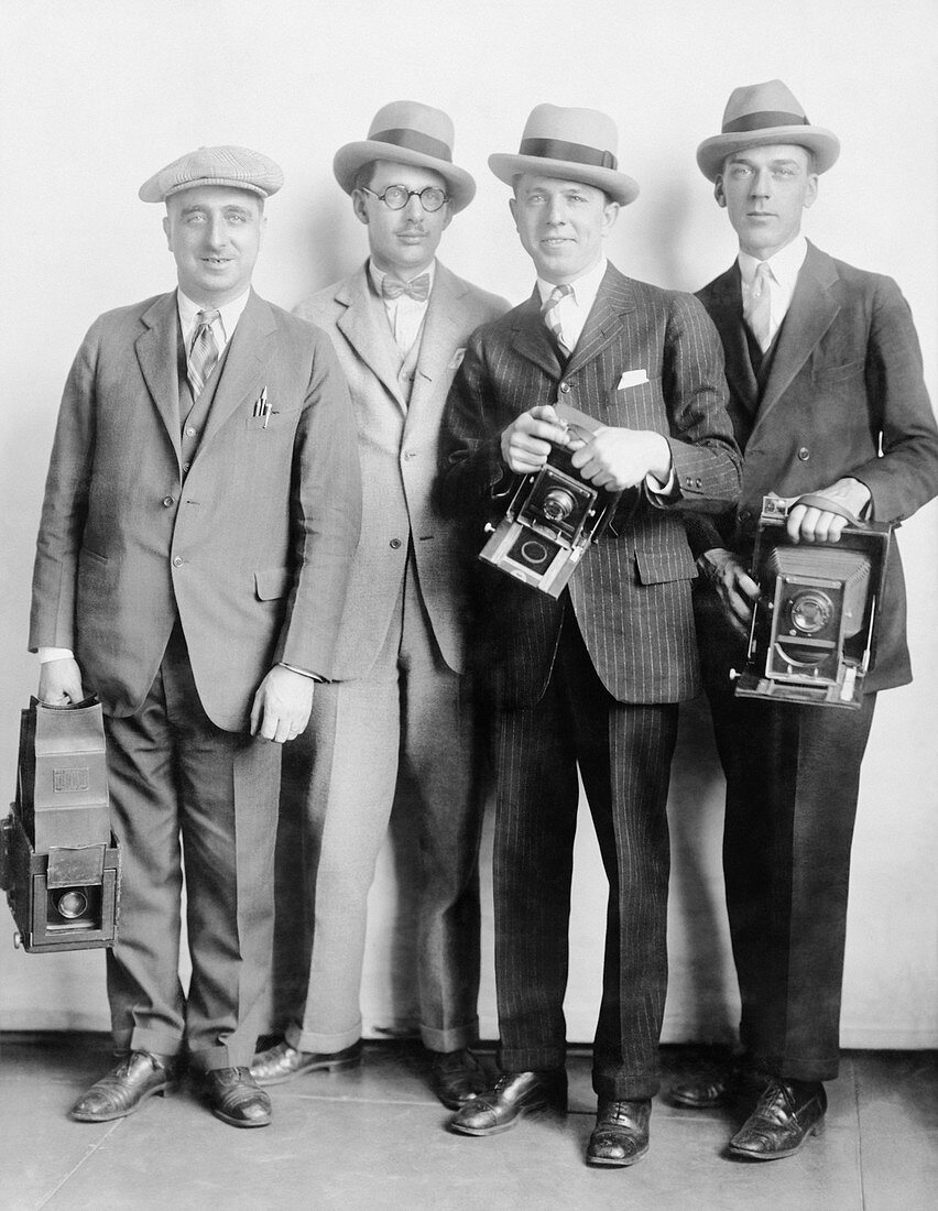 White House news photographers,1920s