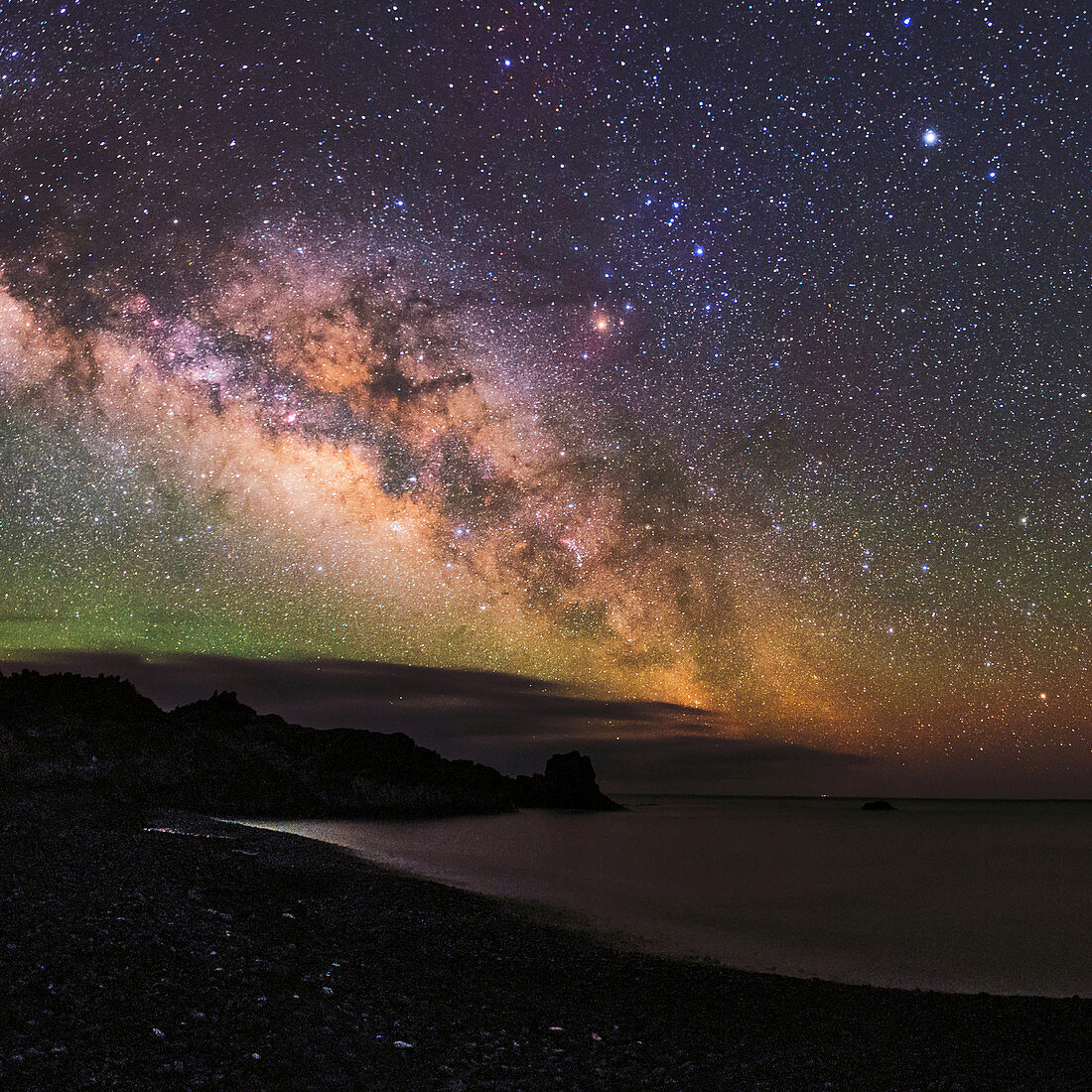 Milky Way over La Palma,Canary Islands
