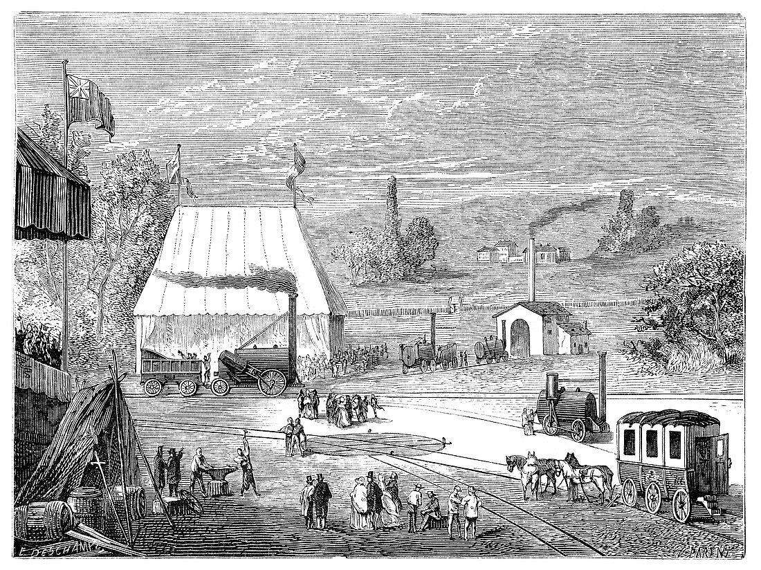 Rainhill locomotive trials,October 1829