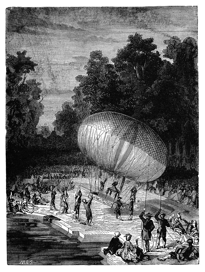 Duke of Chartres balloon flight,1784