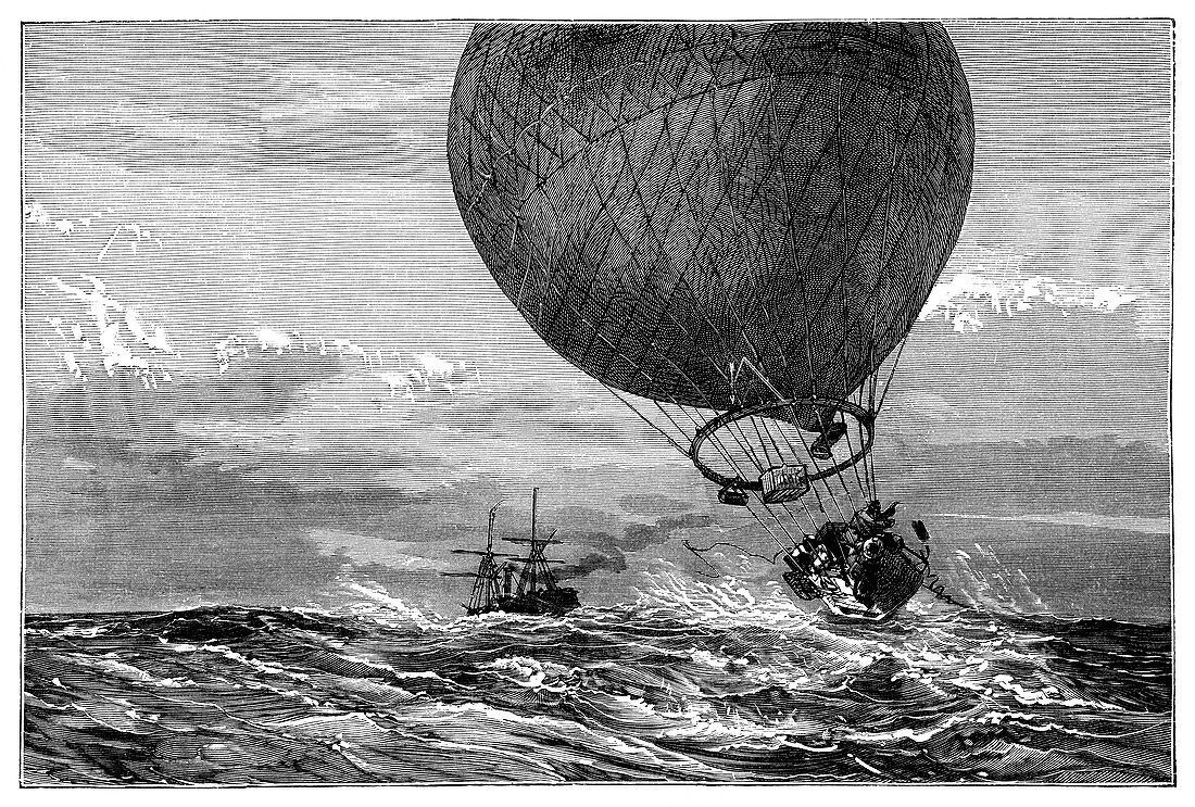 Siege of Paris balloon flight,1870
