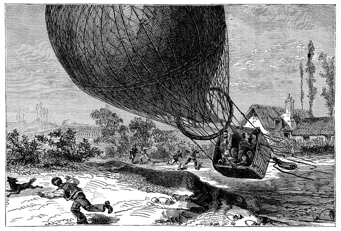 'Zenith' balloon crash,1875