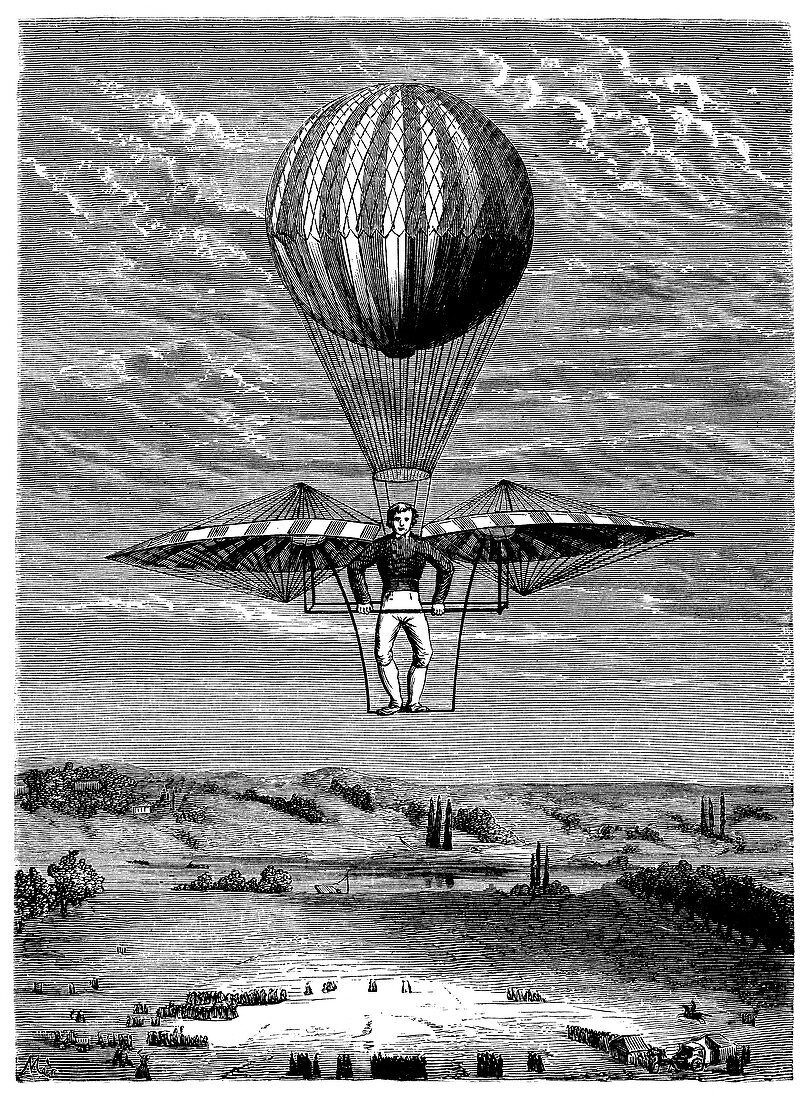 Degen aerostat flight,1812