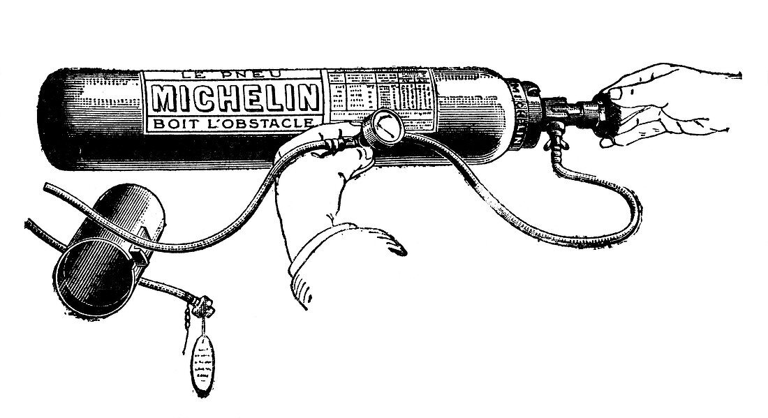Michelin air cylinder,illustration