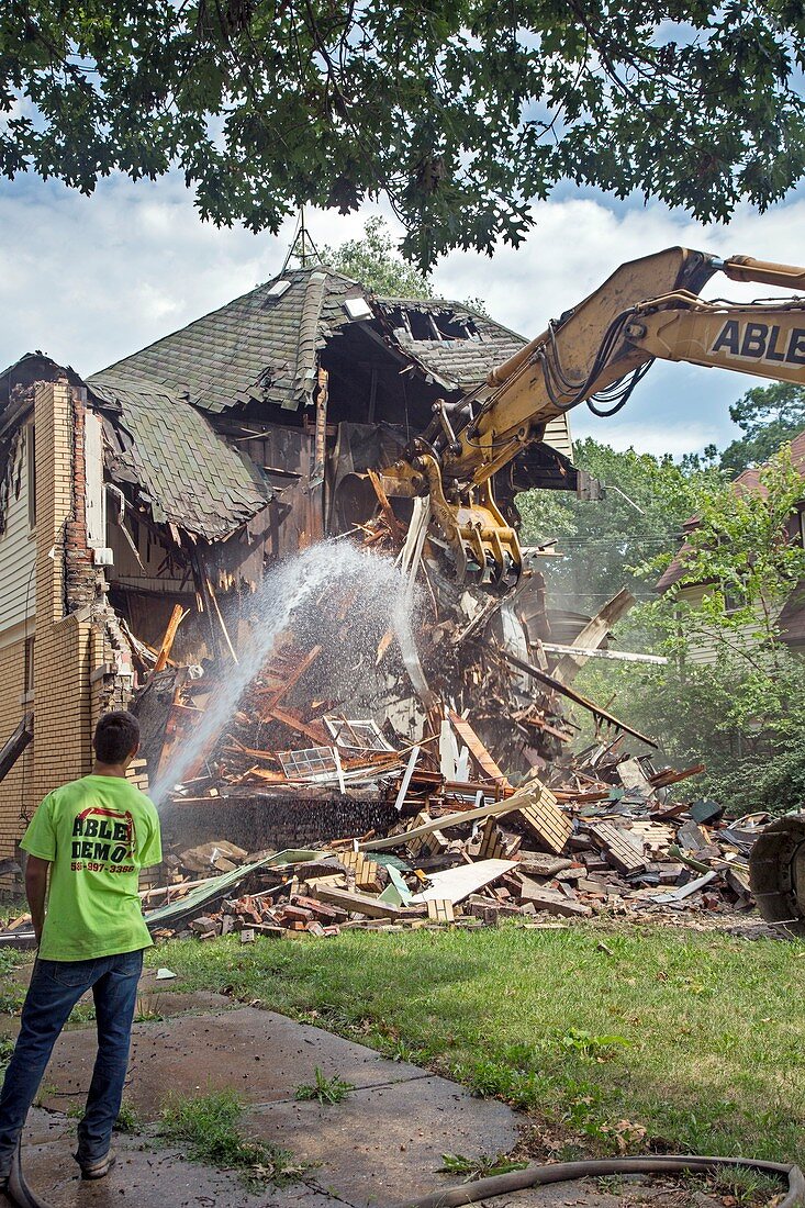 Vacant home demolition