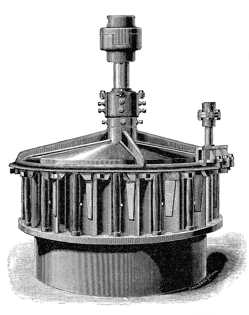 'America' McCormick turbine,illustration