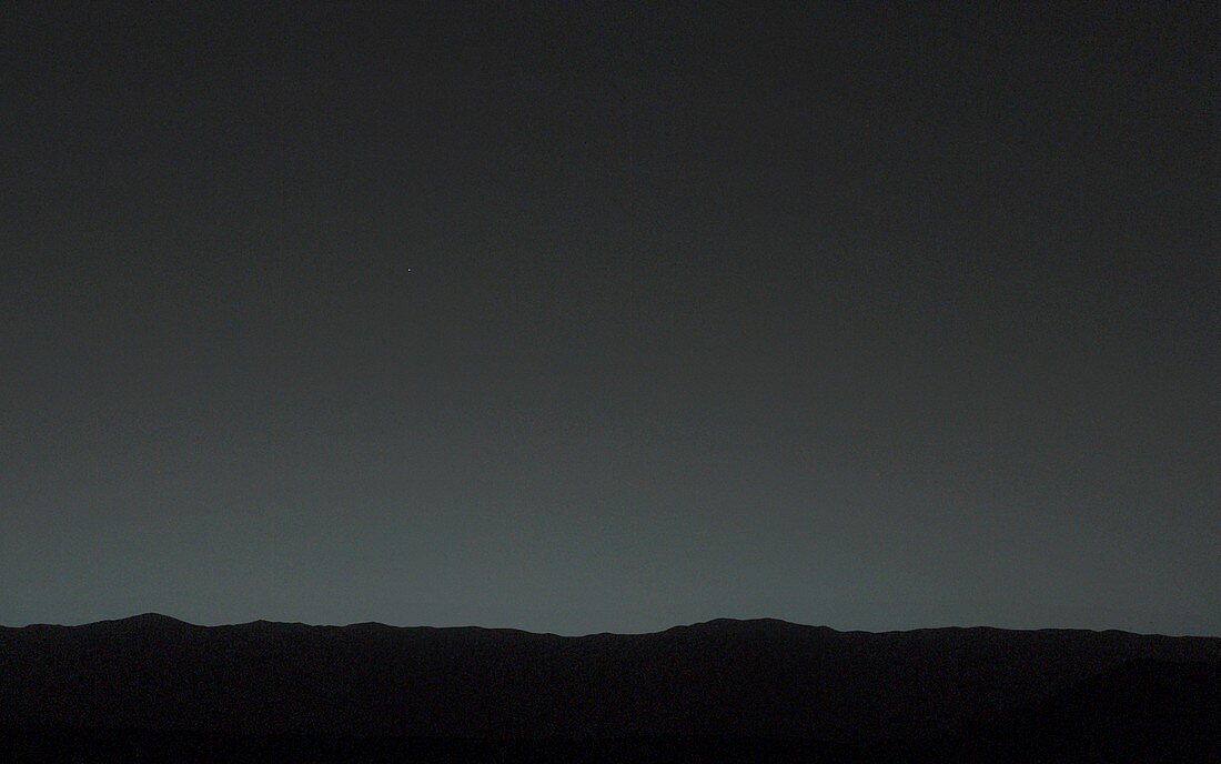 Earth from Mars,Curiosity rover image