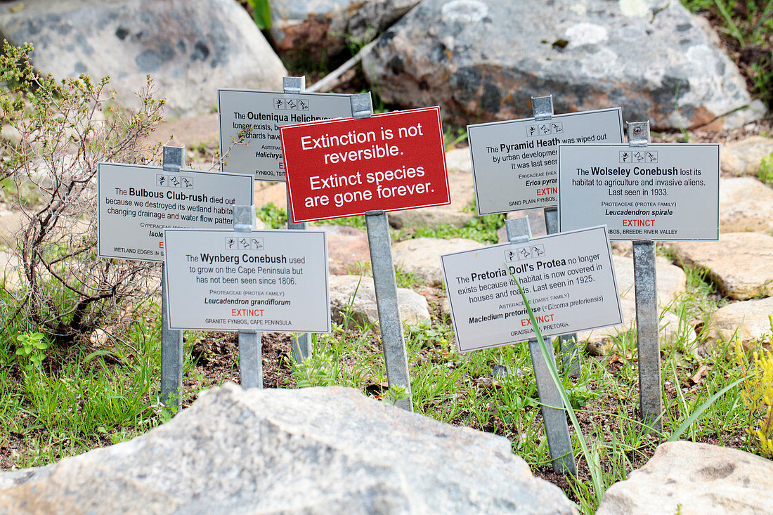 Extinction signs,South Africa