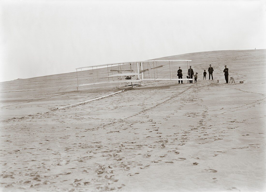 First Wright Flyer launch,1903