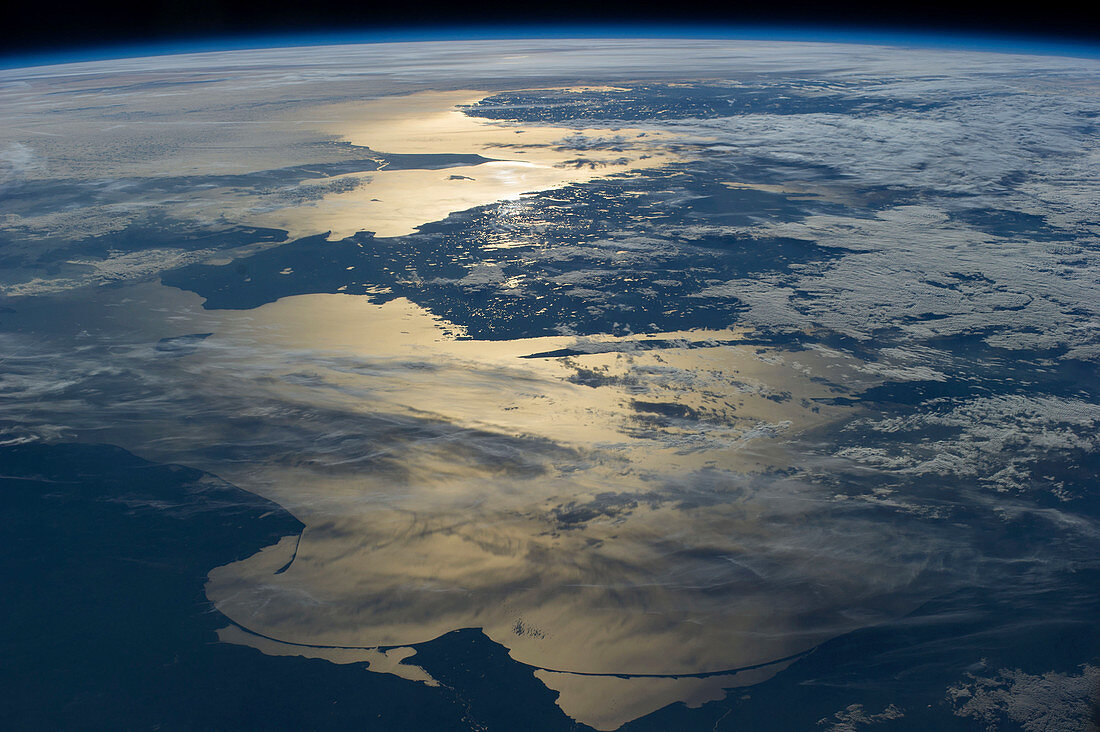 Baltic Sea,astronaut photograph