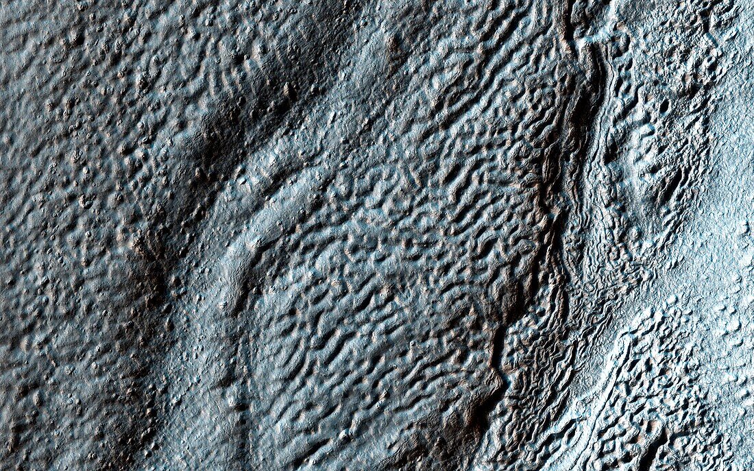 Hellas Crater,Mars,satellite image