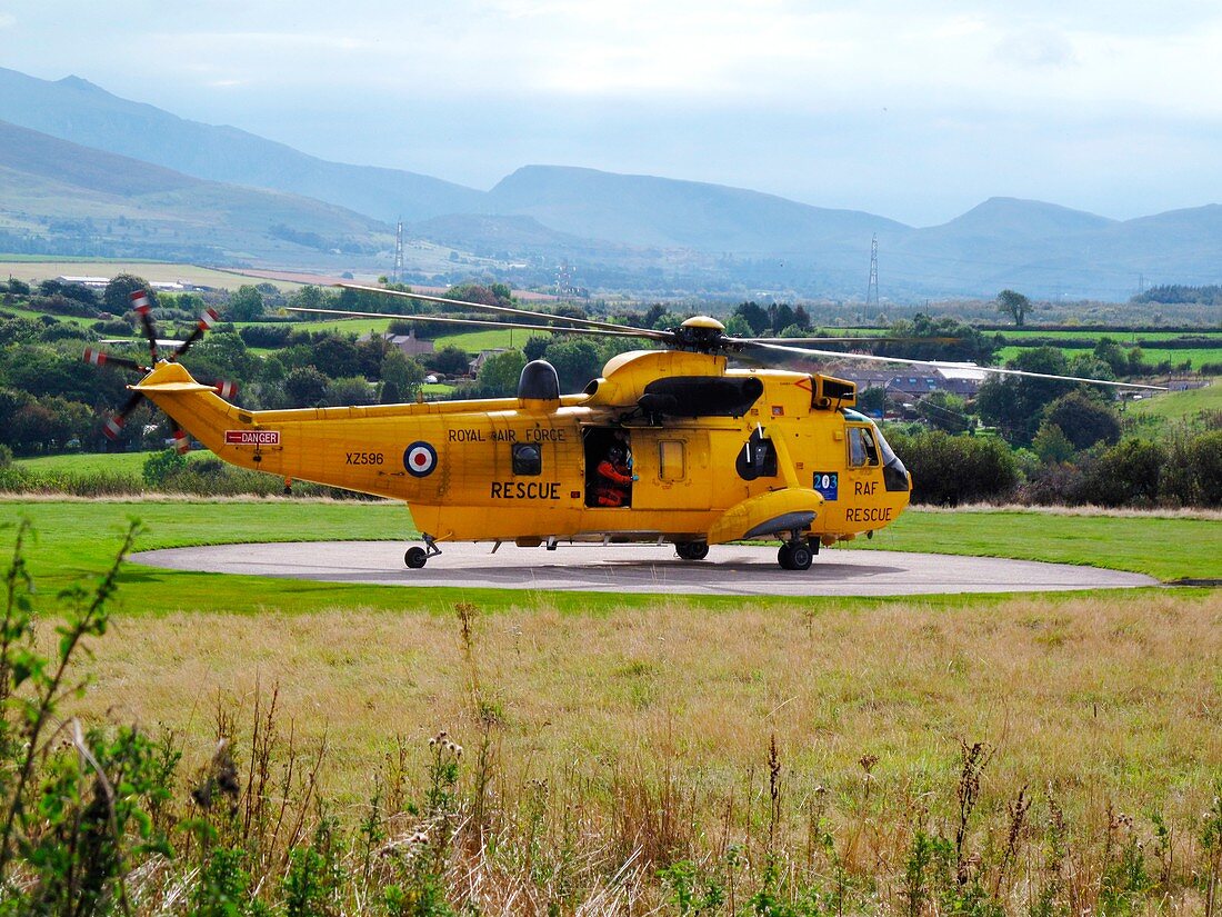 Search and rescue helicopter,UK