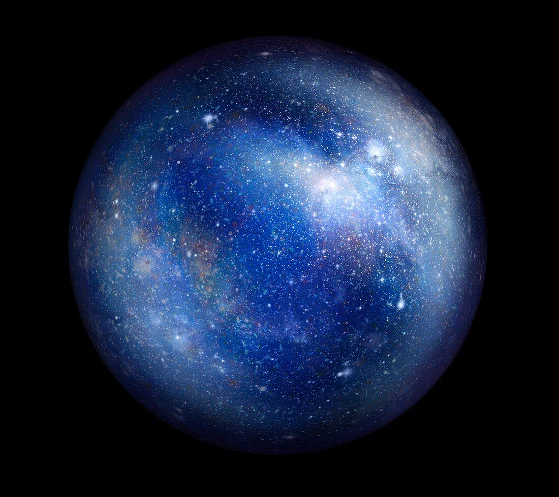 Bubble universe,illustration