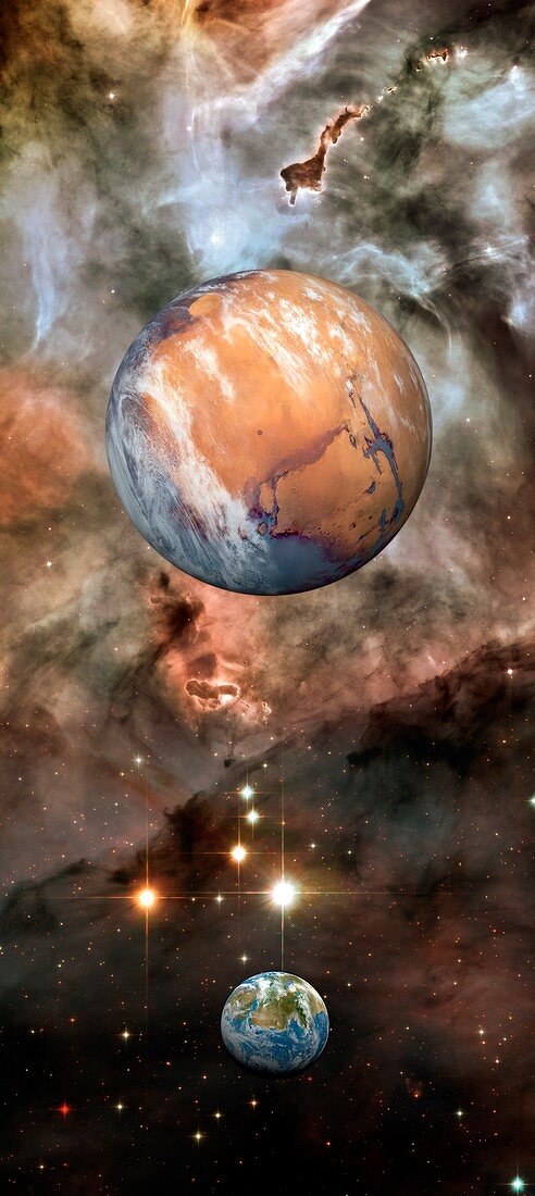 Alien planets and Carina Nebula