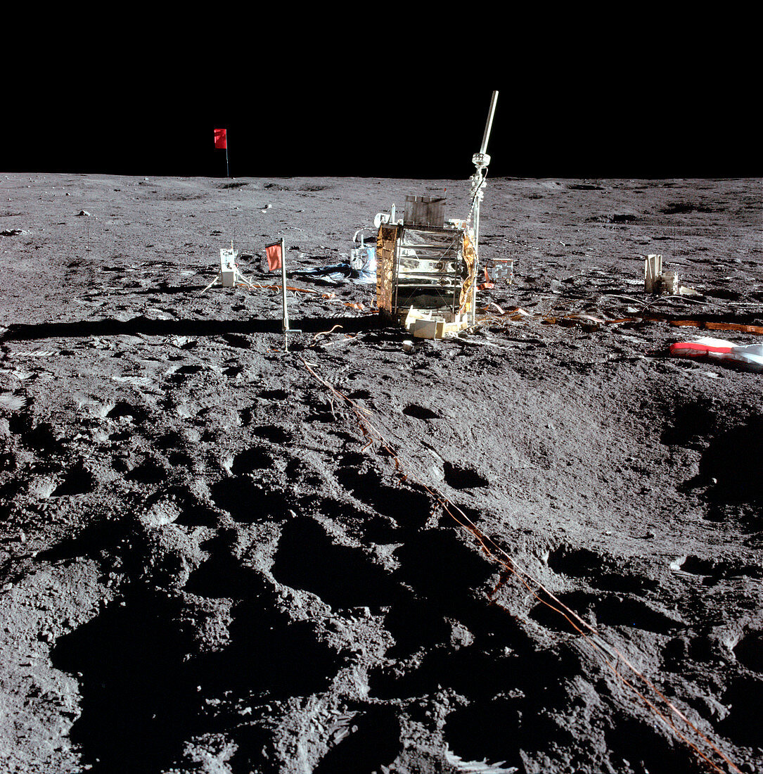 Apollo 14 photo of ALSEP