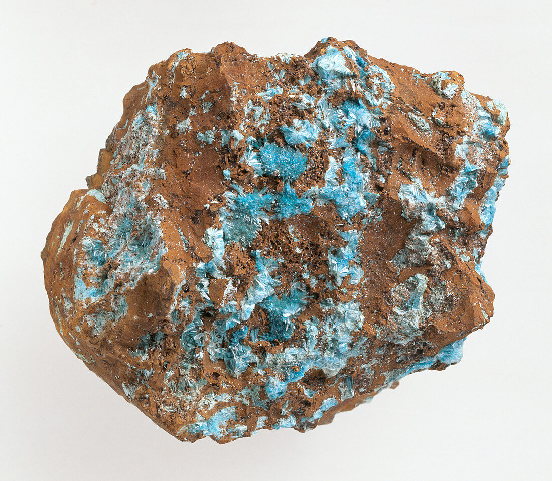 Aurichalcite in limonite groundmass