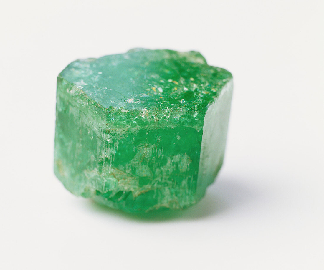 Emerald crystal,close up