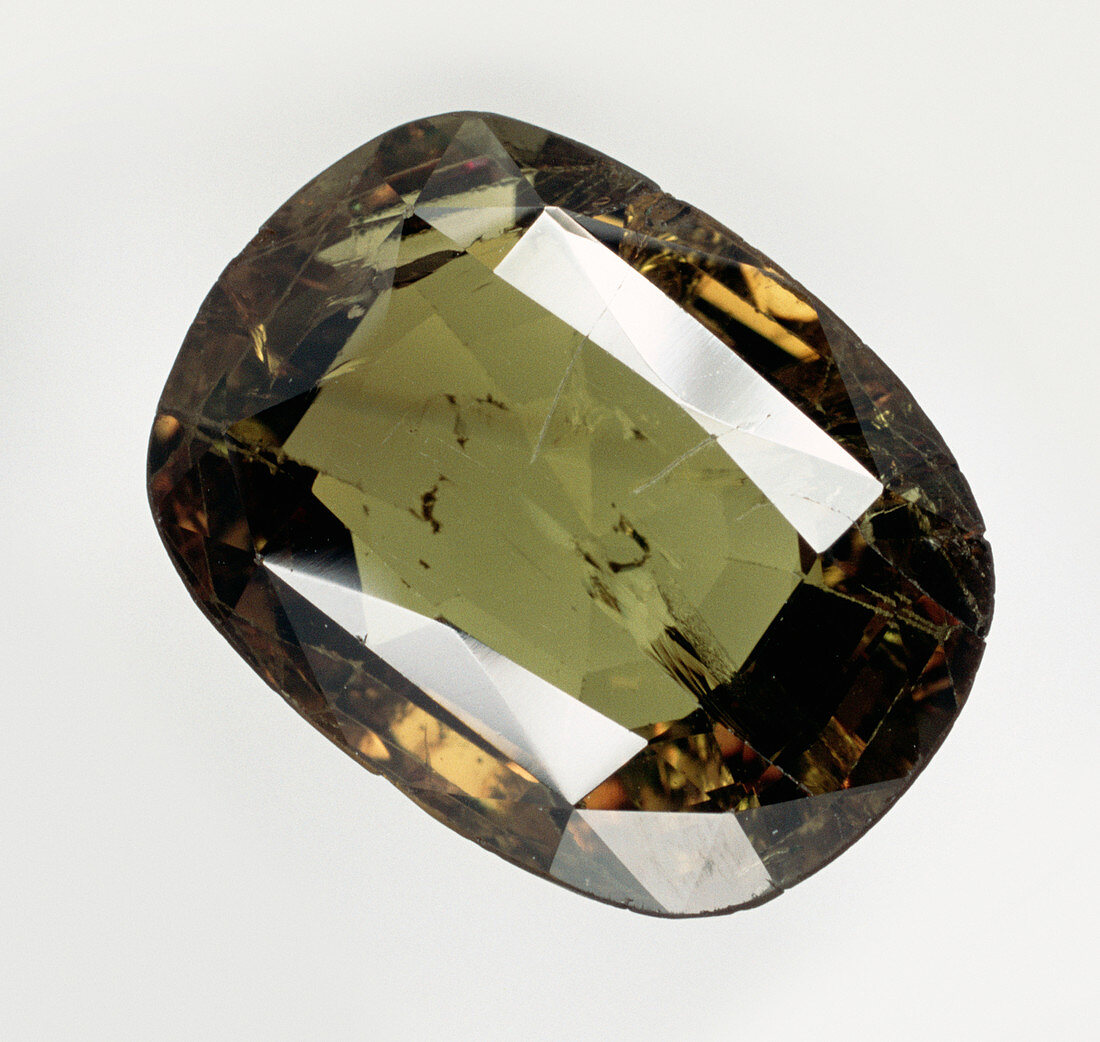 Cut and polished Alexandrite gemstone