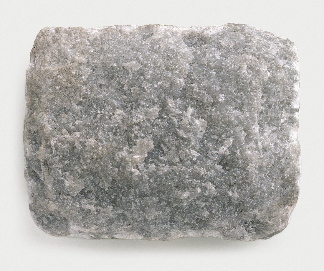 Slab of grey marble
