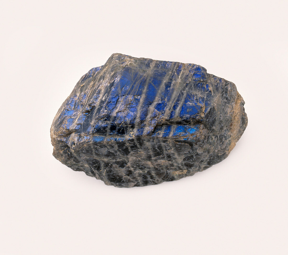 Labradorite,a form of feldspar,close-up