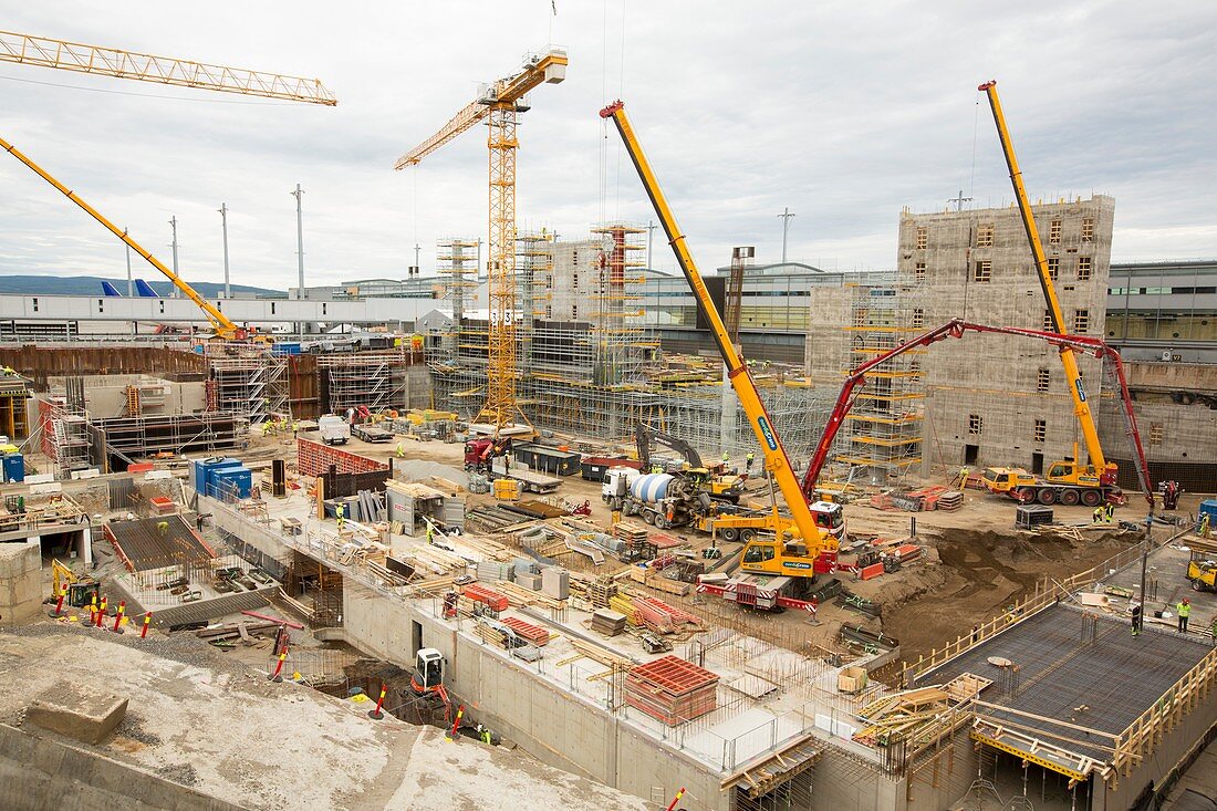 Expansion work at Oslo Airport in Norway