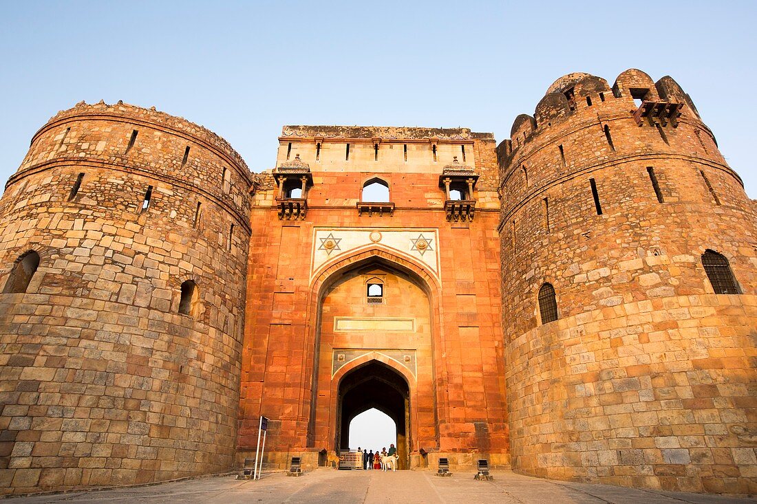The Purana Qila fort in Delhi,India