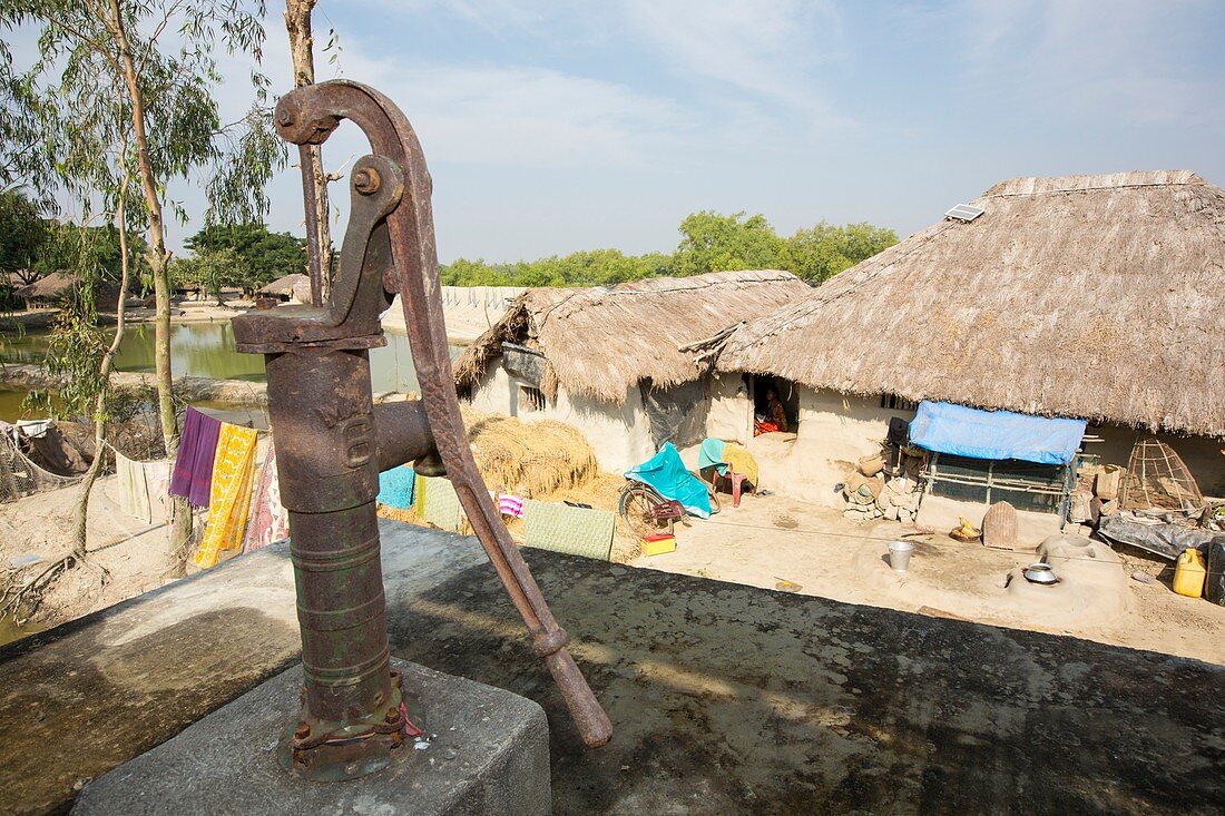 A water pump used by subsistence farmers