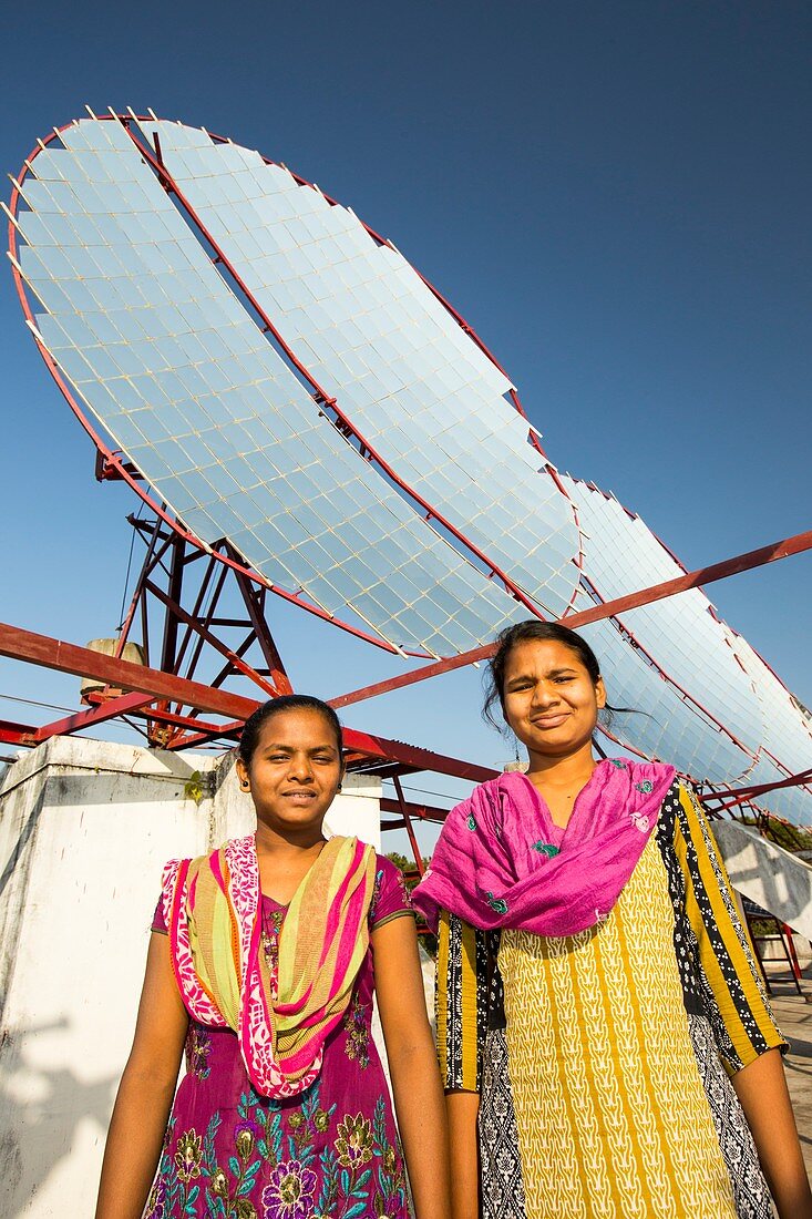 Rooftop solar panels,Goraj,India