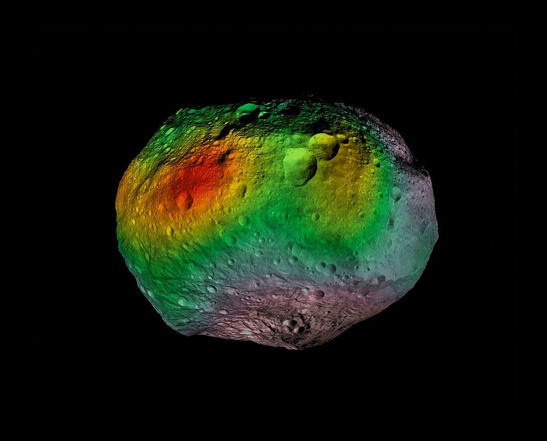 Hydrogen on Vesta,satellite image