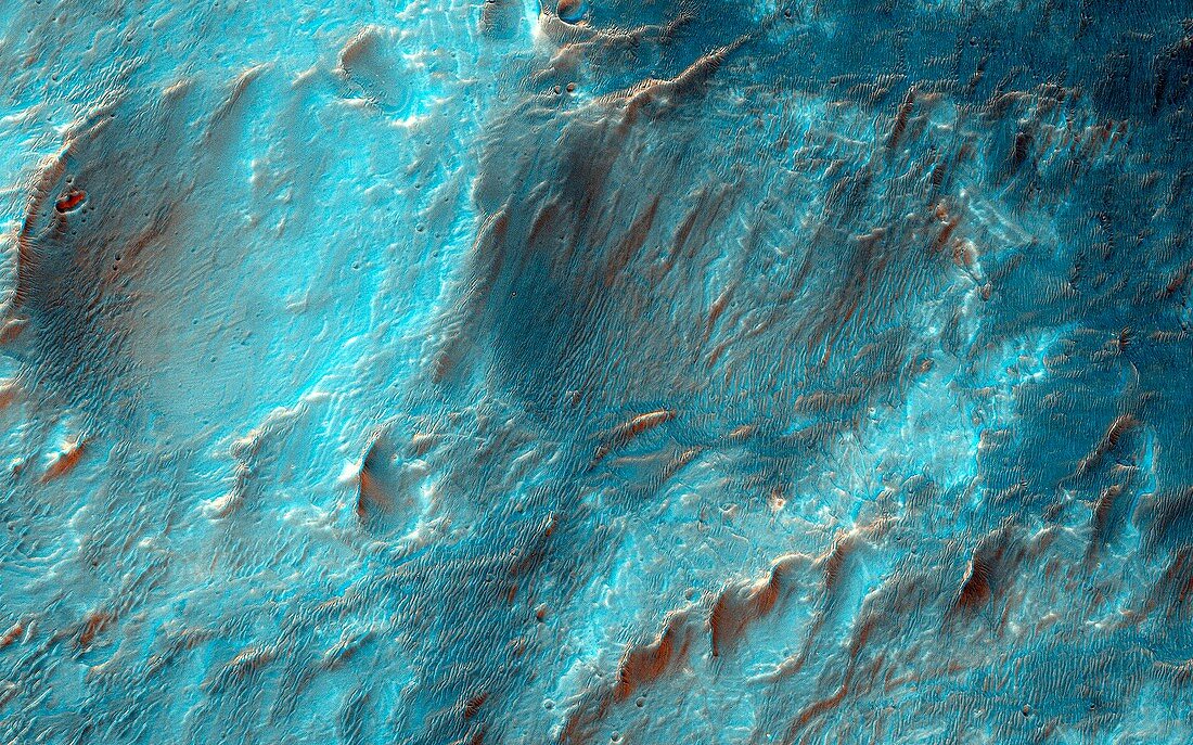 Bigbee Crater,Mars,satellite image
