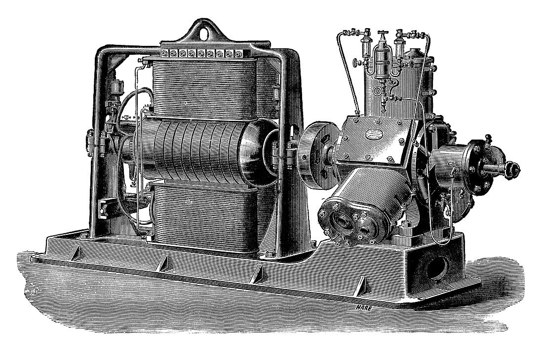 Siemens dynamo,19th century