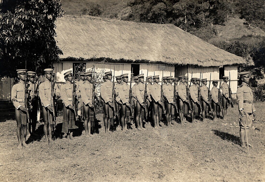 Bontoc soldiers,Philippines