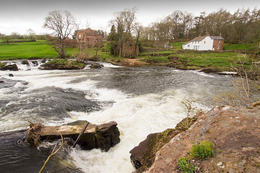 Waterfalls on the River Eden