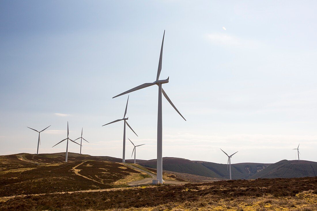The Clyde windfarm,Scotland,UK