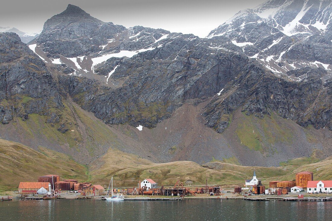 The old whaling station at Grytviken