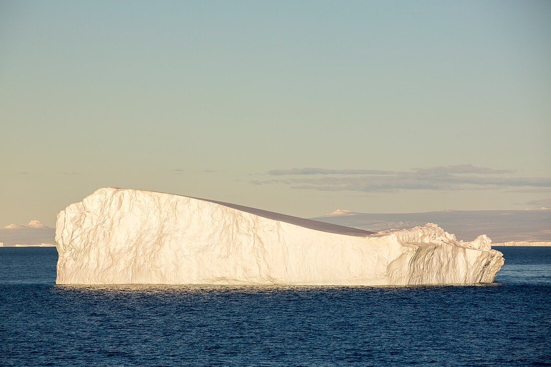 A tabular iceberg off Livingstone Island