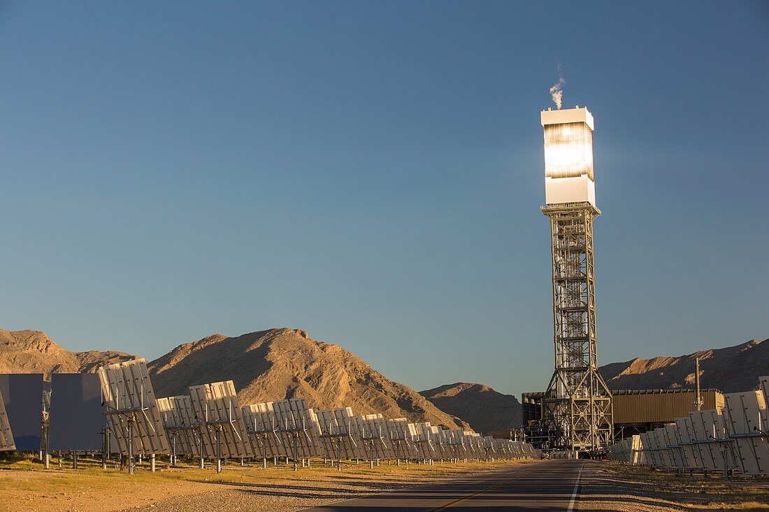 The Ivanpah Solar Thermal Power Plant