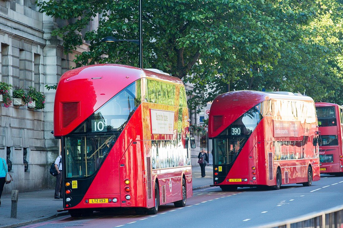 New Routemaster bus,London,UK