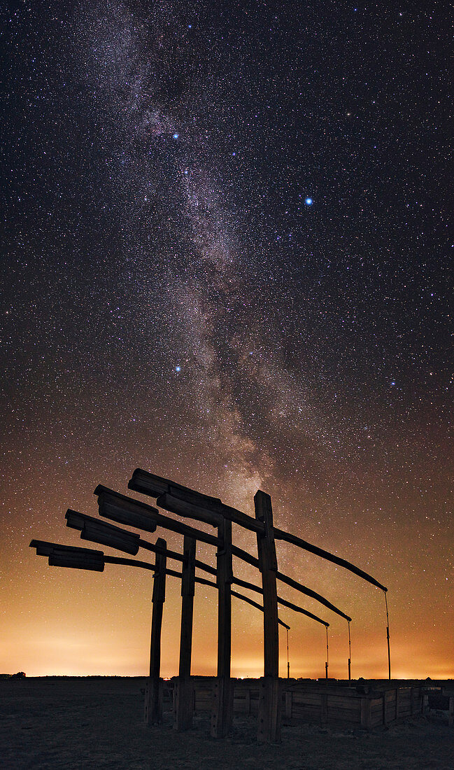 Milky Way over Hortobagy National Park