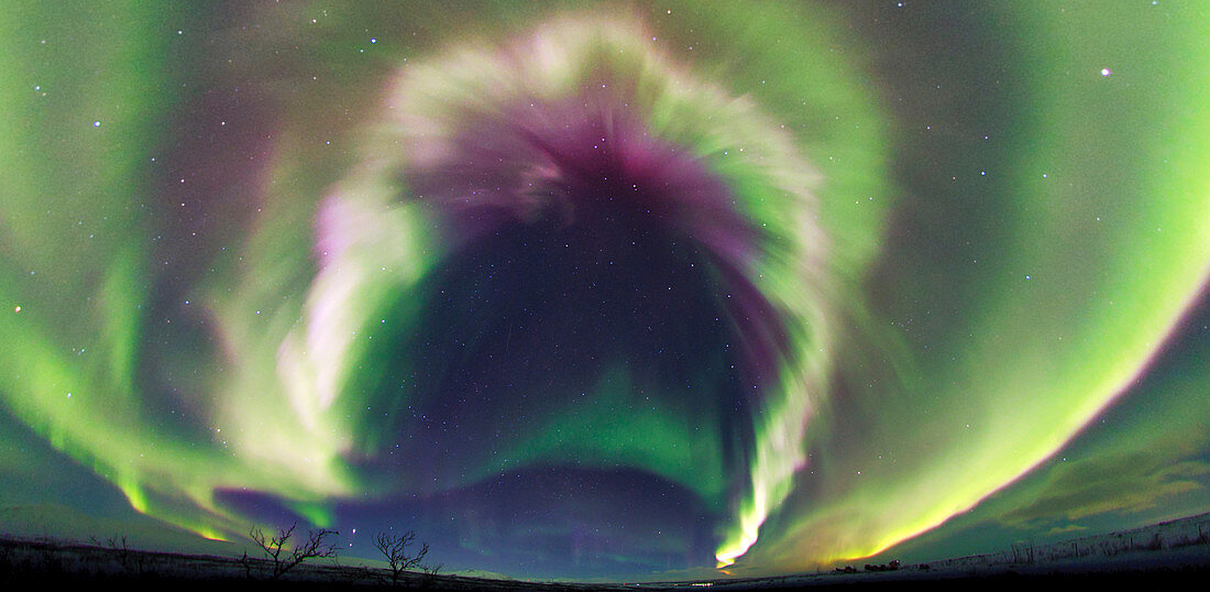 Aurora borealis,Sweden