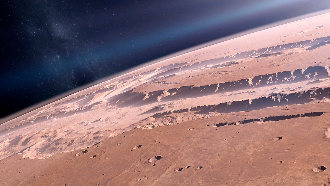 Canyons on Mars,artwork