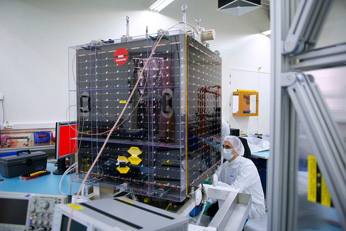 PROBA-V satellite testing