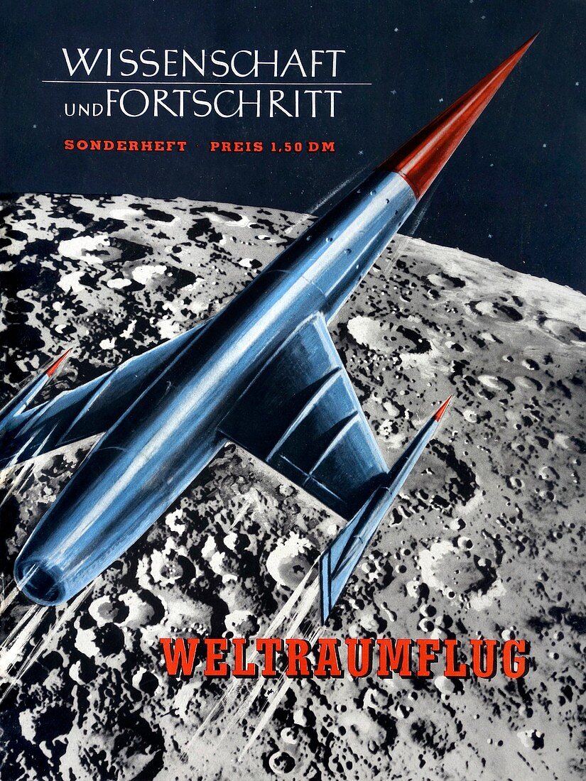 1950s magazine on spaceflight
