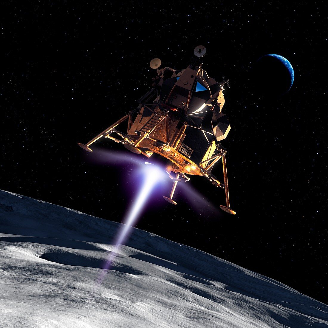 Apollo Lunar Module,illustration