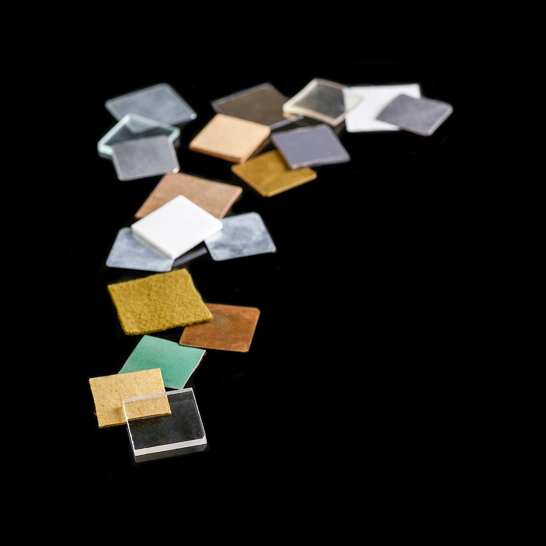 Squares of everyday materials