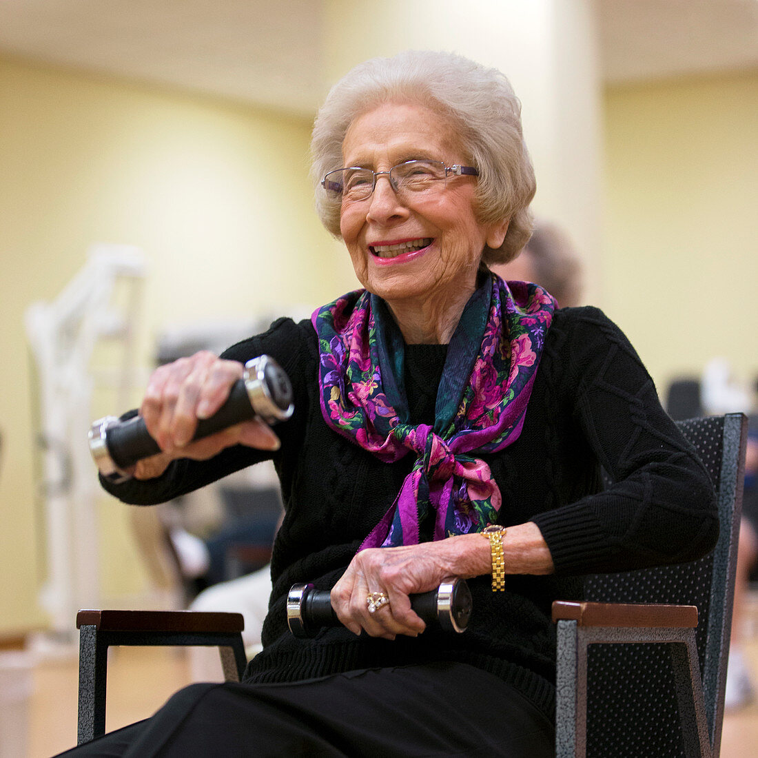 Elderly seated work-out