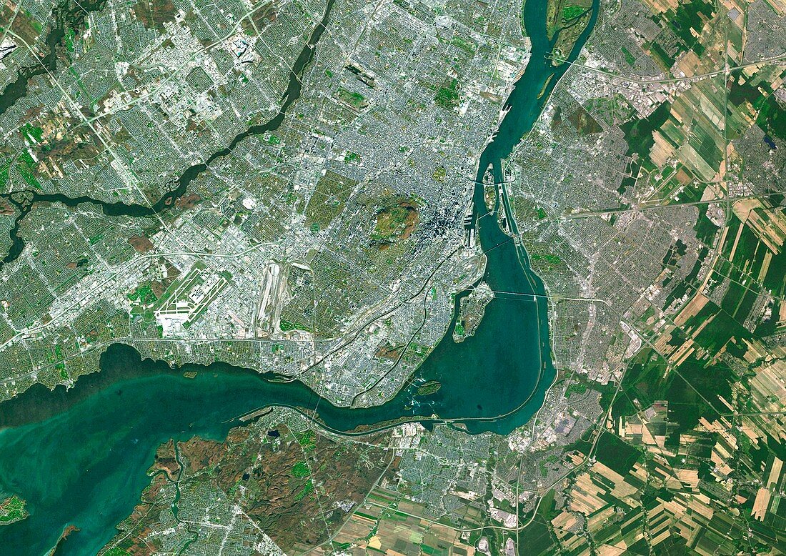 Montreal,Canada,satellite image