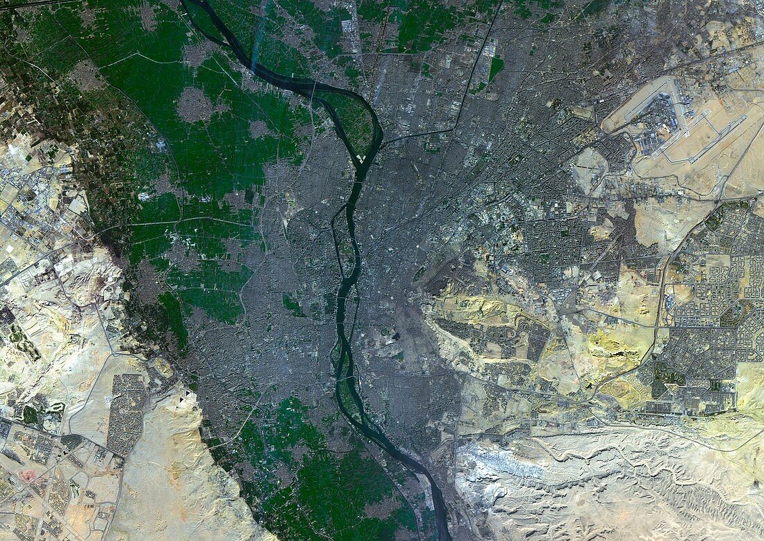 Cairo,Egypt,satellite image