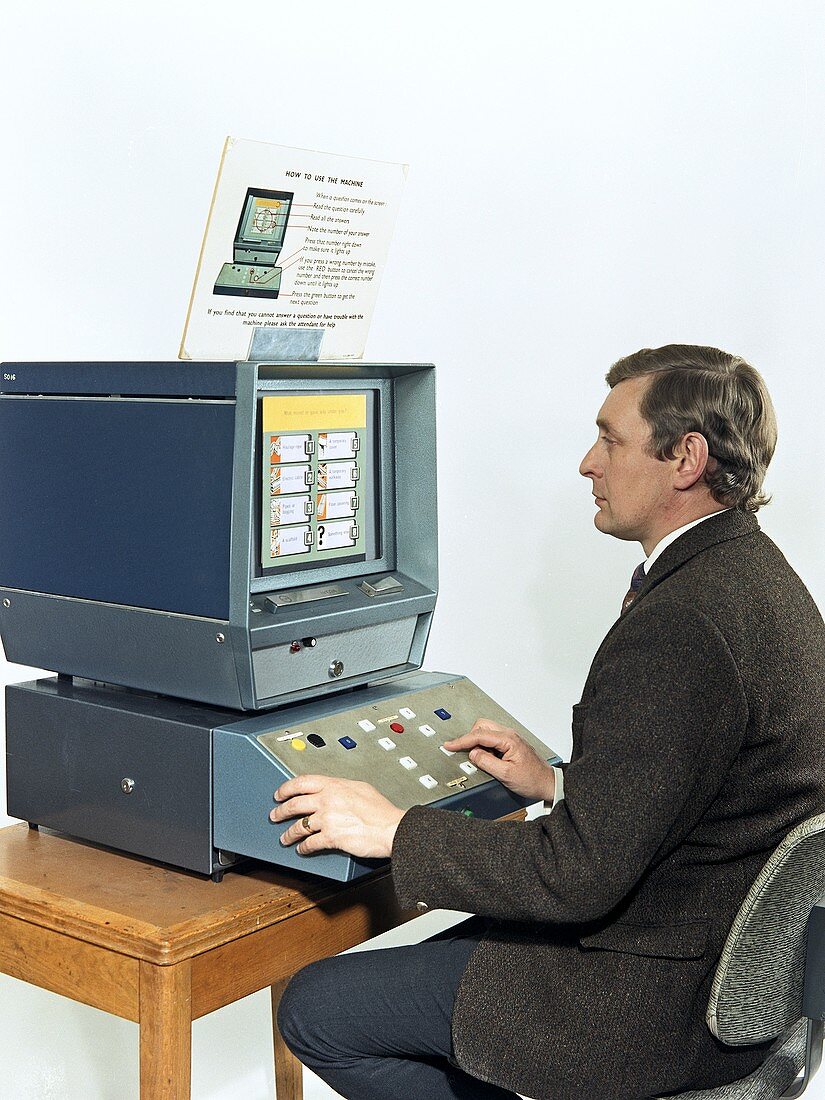 Mining safety survey machine,1970s