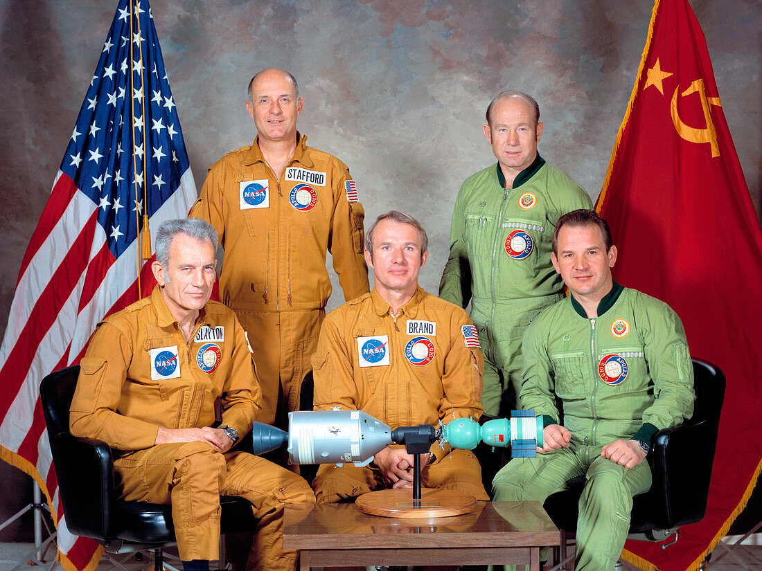 Apollo Soyuz Test Project crew,1975